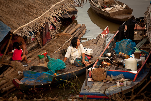 Фоторепортаж из рыбацкой деревни. Камбоджа. Фото Николая Рыкова